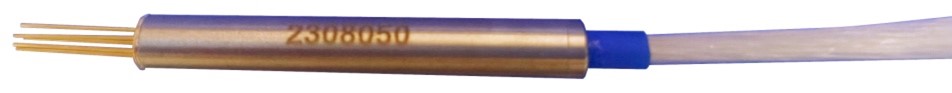 MEMS光開關(guān)圓管封裝器件實物圖