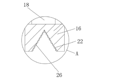 光開關(guān)專用電涌保護器固定架細(xì)節(jié)結(jié)構(gòu)示意圖  - 廣西科毅光通信