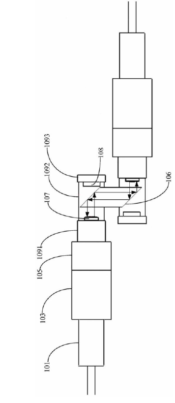 科毅光通信2*2機(jī)械式光開(kāi)關(guān)反射棱鏡置入凹槽光路