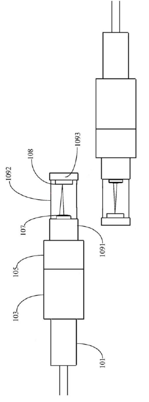 科毅光通信2*2機(jī)械式光開(kāi)關(guān)反射棱鏡脫離凹槽光路